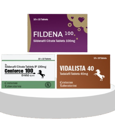The Energy Pack of Cenforce 100, Vidalista 40, Fildena 100