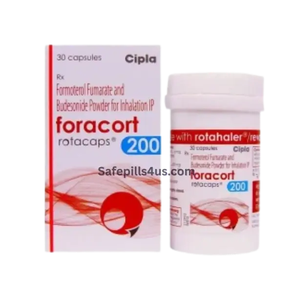 Foracort Rotacaps 200mcg (Budesonide / Formoterol)