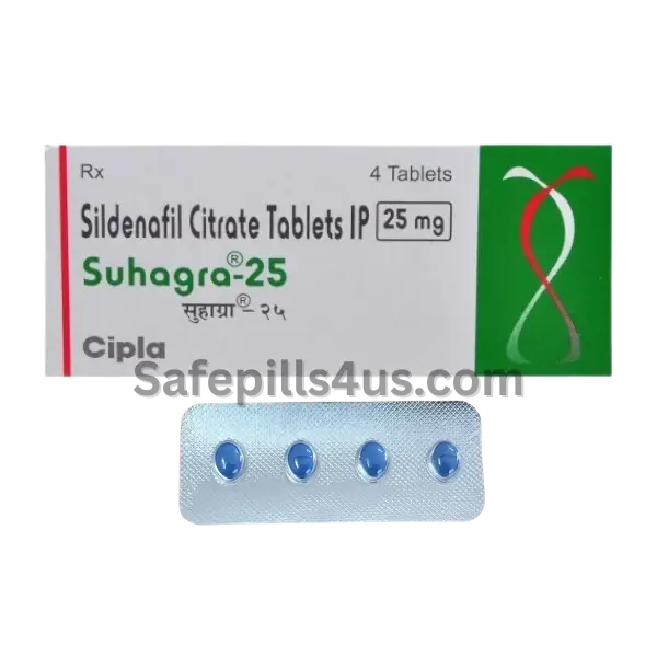 Suhagra (Sildenafil Citrate) – 25mg