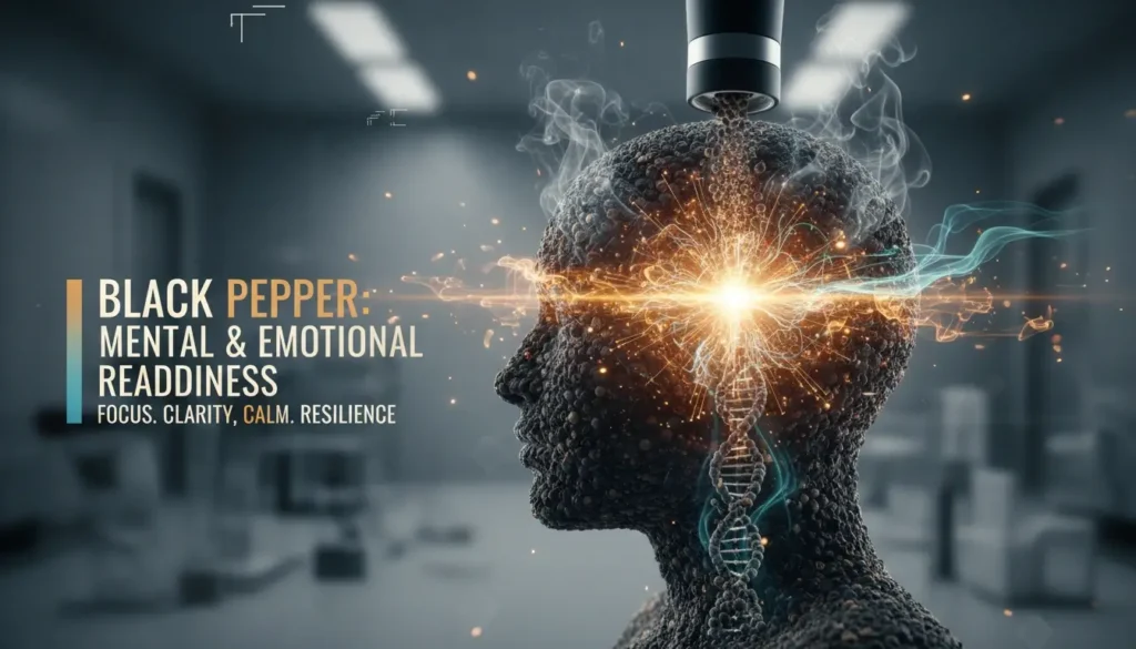 Black pepper’s impact on mental and emotional readiness