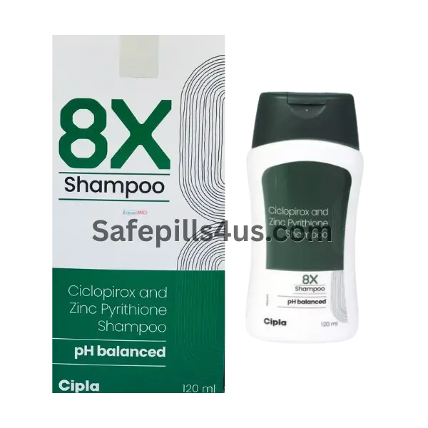 8X Shampoo (Ciclopirox/Zinc pyrithione)