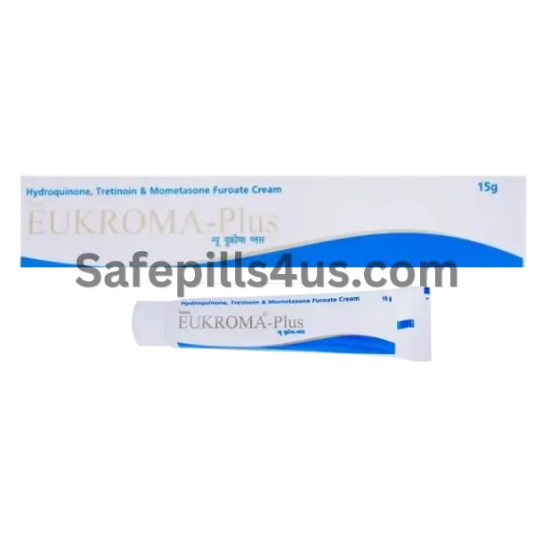Eukroma Plus Cream 20gm (Hydroquinone /Tretinoin /Mometasone)