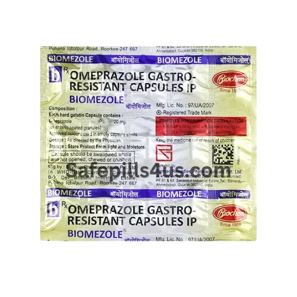 Biomezole 20 Mg (Omeprazole)