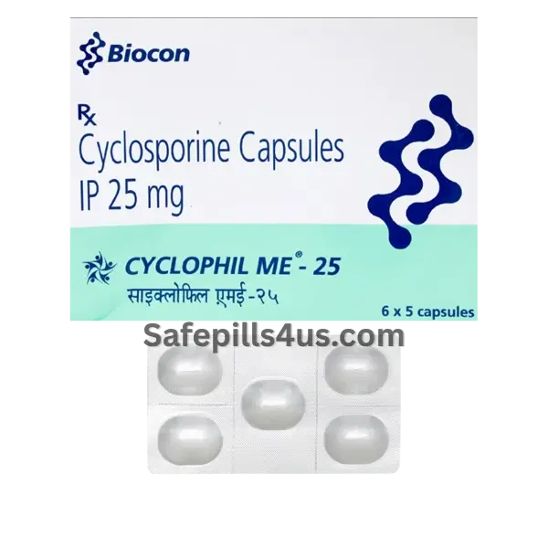 Cyclophil Me 25mg (Cyclosporine)