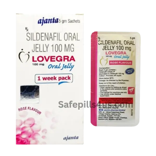 Lovegra Oral Jelly (Sildenafil Citrate)