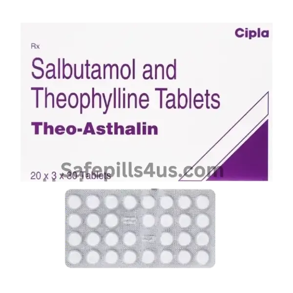 Theo Asthalin Tablet (Salbutamol / Theophylline)